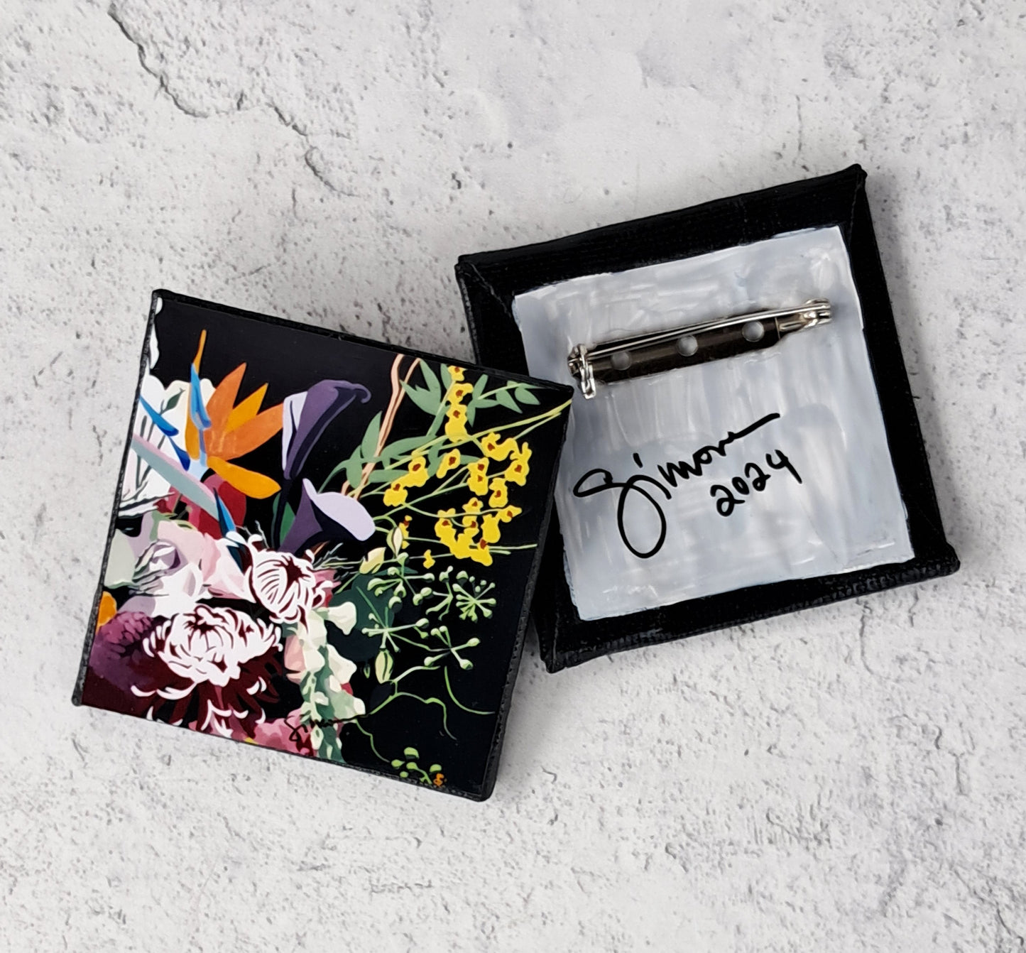 Bouquet 1 Art Pin