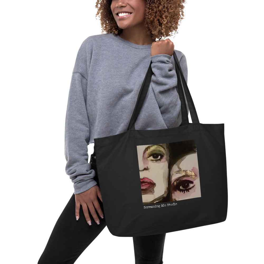Reflections Large organic tote bag