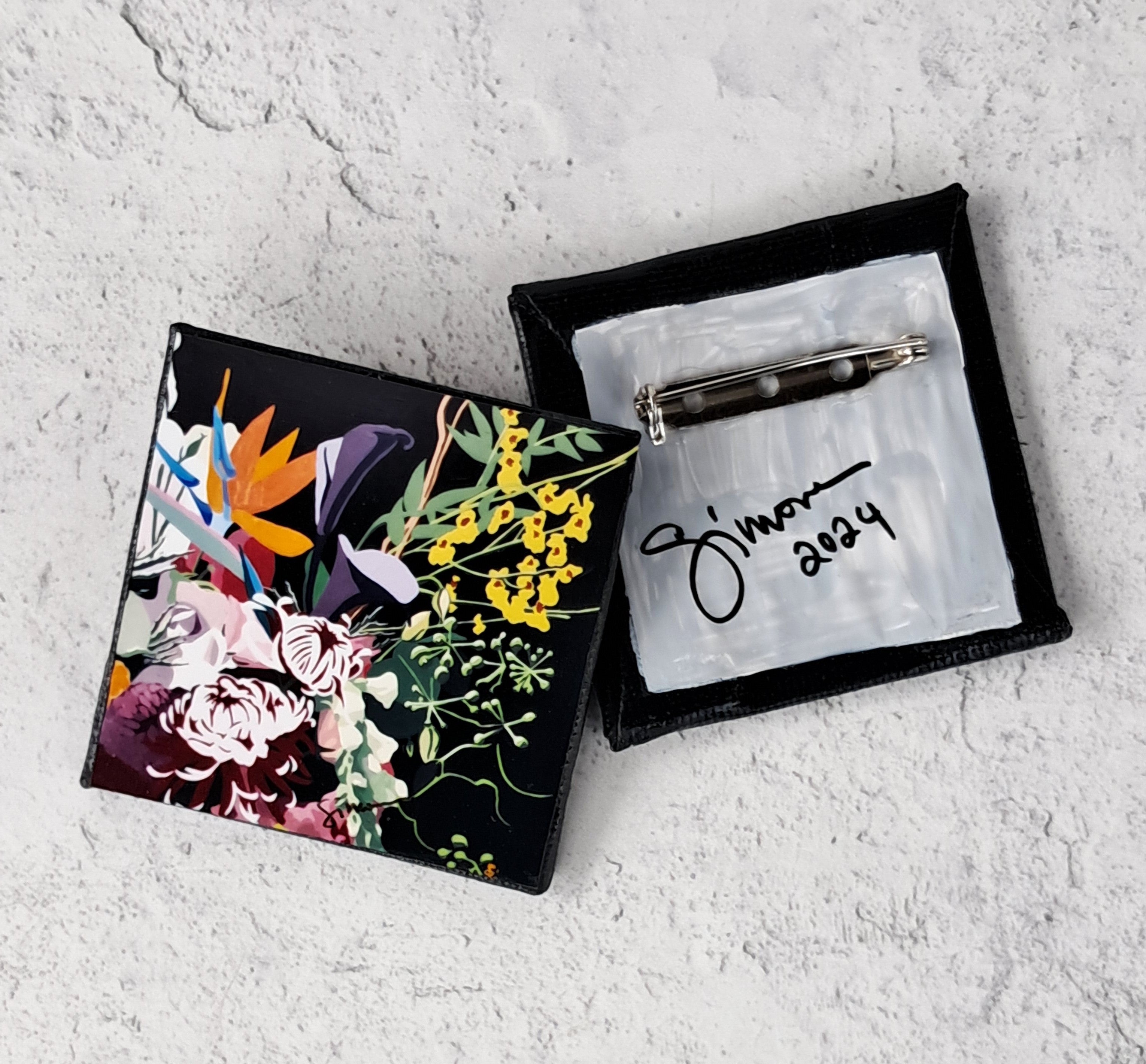 Bouquet 1 Art Pin