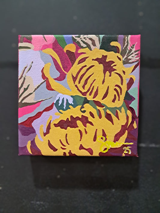 Pink Joy_Mini No.2 (YELLOW CHRYSANTHEMUMS)