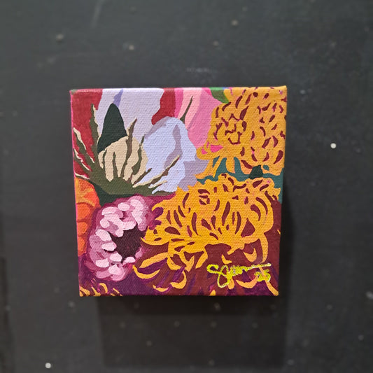 Pink Joy_Mini No.3 (ORANGE CHRYSANTHEMUMS)