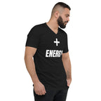 + (Positive) Energy Unisex Short Sleeve V-Neck T-Shirt
