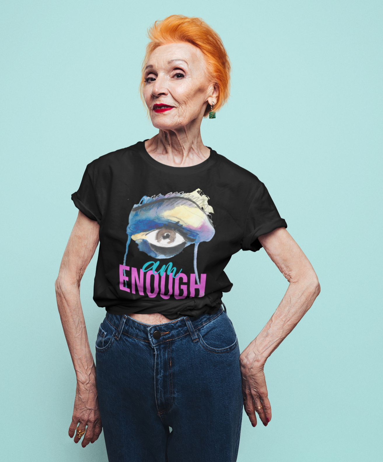 I AM ENOUGH Short-Sleeve Unisex T-Shirt