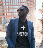 + (Positive) Energy Unisex Short Sleeve V-Neck T-Shirt